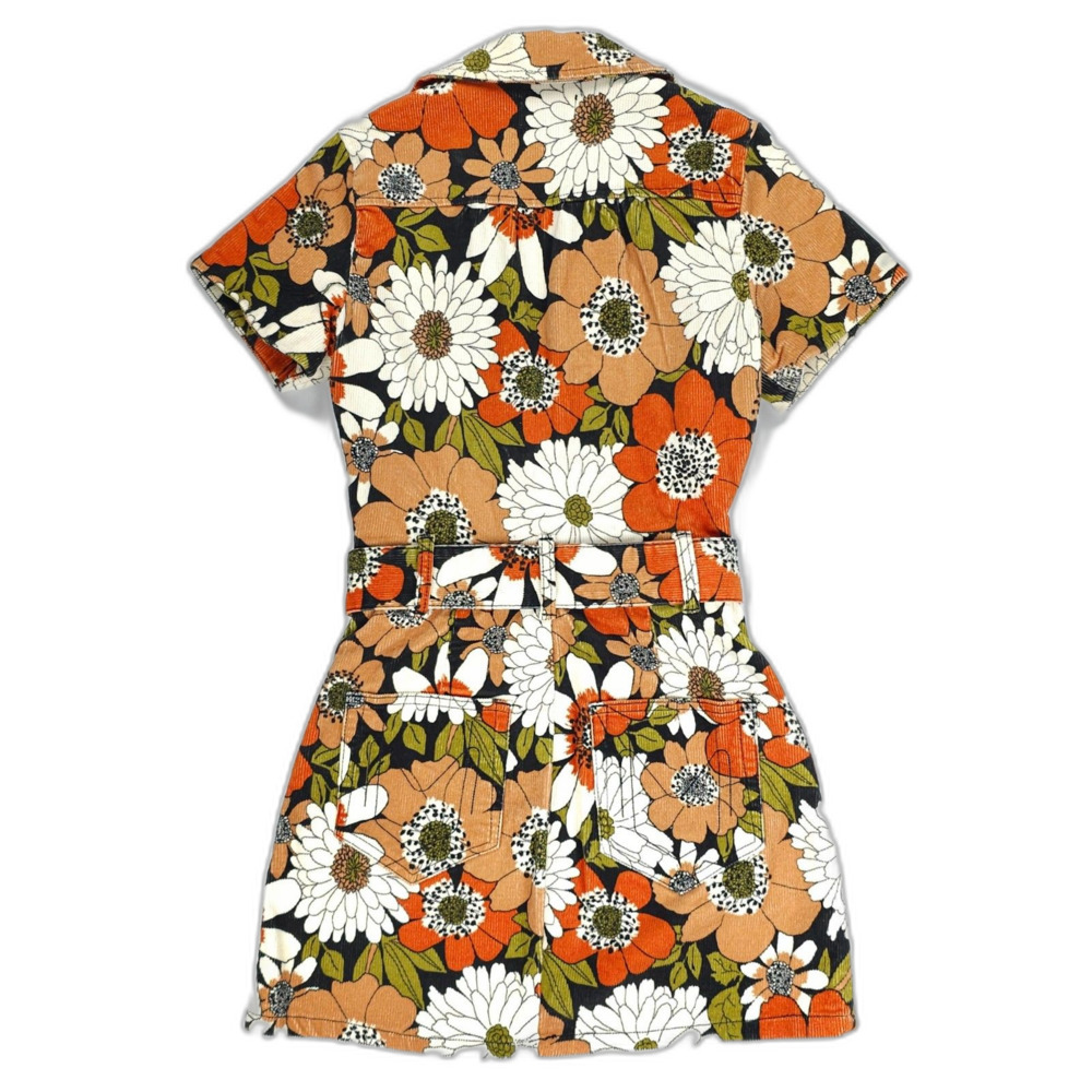 SHOW ME YOUR MUMU Outlaw Dress Hutton Floral Corduroy 70s Western Boho Indie - Picture 7 of 11